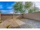 Serene backyard featuring a paved patio and mature shade trees at 5299 Silver Branch Ave, Las Vegas, NV 89118