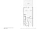 First floor plan with living, dining, kitchen, garage, entry, powder room and back patio at 5299 Silver Branch Ave, Las Vegas, NV 89118