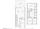 Detailed floor plan showcasing the layout of the home's two stories, including bedrooms, bathrooms, and living spaces at 5299 Silver Branch Ave, Las Vegas, NV 89118