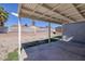 Backyard with a covered patio at 5535 Oxbow St, Las Vegas, NV 89119