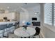 Breakfast nook is adjacent to kitchen and Gathering room in a bright and open floor plan at 6131 Rio Vista St, Las Vegas, NV 89130