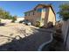 Spacious backyard with potential for custom design and outdoor living at 6351 Davidson Ct, Las Vegas, NV 89110