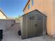 Backyard shed for extra storage space at 6351 Davidson Ct, Las Vegas, NV 89110