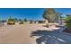 Expansive yard with space for gardening or recreation, a gazebo, and mature trees at 7950 Red Barn Dr, Las Vegas, NV 89123