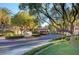 Welcome to Redhills, enter beneath a canopy of mature trees and manicured grounds with a decorative sign at 8717 Red Brook Dr # 201, Las Vegas, NV 89128