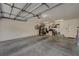 Spacious garage with ample storage, a bicycle rack, and convenient access to the home at 8717 Red Brook Dr # 201, Las Vegas, NV 89128