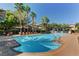 Resort-style pool with ample seating at 8717 Red Brook Dr # 201, Las Vegas, NV 89128