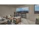 Comfortable balcony with stylish seating, offering scenic mountain views at 899 Apatite Pl # Lot 61, Henderson, NV 89011
