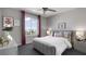 Bright bedroom with large windows and stylish decor at 899 Apatite Pl # Lot 61, Henderson, NV 89011
