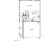 An open-concept kitchen and living area with a powder room, entry, porch, and garage at 9240 Dekalb Ct, Las Vegas, NV 89148