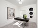 Bright office space with modern desk, decor and light neutral carpet at 10532 Redwood Ash Ave, Las Vegas, NV 89144