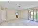 Spacious bedroom with access to bathroom, walk-in closet and balcony at 11816 Orense Dr, Las Vegas, NV 89138