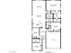 Detailed floor plan layout showcasing bedrooms, living spaces, kitchen, and garage at 129 Barton Bay Ave, North Las Vegas, NV 89031