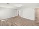 A lovely bedroom showcases wood-look floors and neutral walls at 1505 Irene Dr, Boulder City, NV 89005