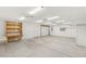 Open garage with an abundance of lighting and work space at 1505 Irene Dr, Boulder City, NV 89005