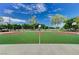 Outdoor basketball court in the community with painted basketball circles at 2150 Ponticello Dr, Henderson, NV 89052