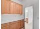 Mud room with ample storage leading to a half bathroom at 2150 Ponticello Dr, Henderson, NV 89052