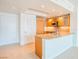 Stylish kitchen featuring stainless steel appliances, granite countertops, and custom cabinetry at 222 Karen Ave # 2506, Las Vegas, NV 89109