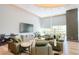 Beautifully appointed lounge room with designer furniture, a large-screen TV, and scenic views at 222 Karen Ave # 2506, Las Vegas, NV 89109