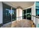 Expansive balcony featuring sliding glass doors, offering seamless indoor-outdoor living at 222 Karen Ave # 601, Las Vegas, NV 89109