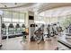 Well-equipped fitness center with modern equipment, large windows, and ample natural light at 222 Karen Ave # 601, Las Vegas, NV 89109