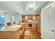 Contemporary kitchen design with granite countertops, stainless appliances, and modern wood cabinetry at 222 Karen Ave # 601, Las Vegas, NV 89109