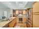 Clean kitchen showcases stainless appliances, granite counters, modern cabinetry, and tile backsplash at 222 Karen Ave # 601, Las Vegas, NV 89109