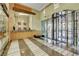 Elegant and modern lobby with tile floors, reception, and revolving door at 222 Karen Ave # 601, Las Vegas, NV 89109