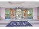 Elegant and modern lobby with tile floors and revolving door at 222 Karen Ave # 601, Las Vegas, NV 89109