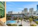 Enjoy a luxurious pool and courtyard in this high rise community at 222 Karen Ave # 601, Las Vegas, NV 89109
