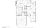 Detailed floor plan showcasing the layout of the home's first level at 2250 Tedesca Dr, Henderson, NV 89052