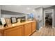 Upstairs landing featuring cabinets and a view of the neighborhood at 2250 Tedesca Dr, Henderson, NV 89052