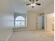 Bright bedroom features a large window seat and a ceiling fan at 2251 Wigwam Pkwy # 824, Henderson, NV 89074