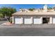Exterior view of garages with car inside at 2251 Wigwam Pkwy # 824, Henderson, NV 89074