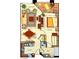 Detailed floor plan showcasing the layout of the condo unit with measurements at 270 E Flamingo Rd # 319, Las Vegas, NV 89169