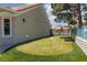 Beautiful backyard with artificial grass putting green, perfect for outdoor entertainment at 2816 Golfside Dr, Las Vegas, NV 89134