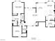 Floor plan featuring a primary bedroom, bathroom, office, kitchen, laundry, dining area, and living room at 2816 Golfside Dr, Las Vegas, NV 89134