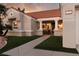Charming home with tile roof, columns, and meticulously maintained lawn at 2816 Golfside Dr, Las Vegas, NV 89134
