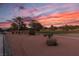 Scenic view of the golf course at sunset at 2816 Golfside Dr, Las Vegas, NV 89134