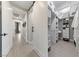 Hallway featuring wood floors, a closet, and access to other rooms in the home at 2816 High Range Dr, Las Vegas, NV 89134