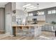 Updated kitchen featuring stainless steel appliances, granite countertops, and custom cabinets at 3112 Haddon Dr, Las Vegas, NV 89134
