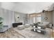 Bright living room with a comfortable seating area, stylish decor, and plenty of light at 3112 Haddon Dr, Las Vegas, NV 89134
