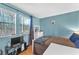 Comfortable bedroom with hard wood floors, natural light and closet at 3158 La Luna Cir, Henderson, NV 89014