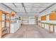Spacious garage featuring laundry area and shelving for ample storage at 3158 La Luna Cir, Henderson, NV 89014