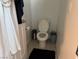 Half bath/toilet room that features neutral colors and a modern feel at 411 Hellebores Ave, North Las Vegas, NV 89084