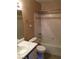 Bathroom with a shower and bathtub at 5220 Mission Carmel Ln # 207, Las Vegas, NV 89107