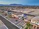 Aerial view shows the home, neighborhood and its proximity to open land at 5328 Hickory Tree St, Las Vegas, NV 89149