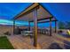 Outdoor kitchen and seating area with gorgeous views at 5328 Hickory Tree St, Las Vegas, NV 89149