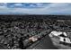 Overhead view showcasing the home's location in a residential neighborhood with nearby amenities at 6 Sandwedge Dr, Henderson, NV 89074