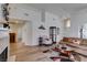 Spacious living room with vaulted ceilings, wood floors, and an open layout at 6 Sandwedge Dr, Henderson, NV 89074
